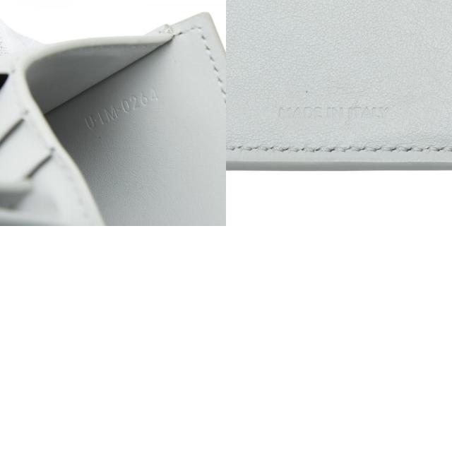 セリーヌ トリオンフ スモールフラップウォレット 三つ折り財布 グレー レザー レディース CELINE 【中古】_9