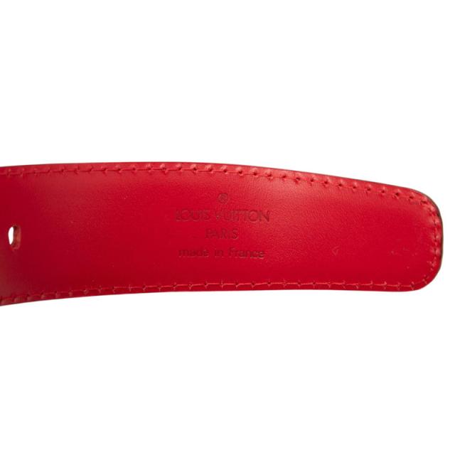 ルイ ヴィトン エピ サンチュール クラシック ベルト 85・34 R15007 レッド レザー メンズ LOUIS VUITTON 【中古】_3