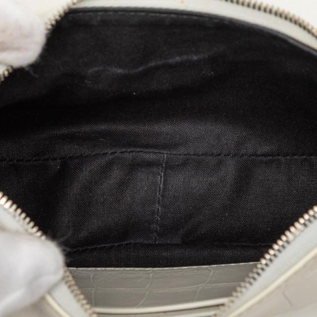 バレンシアガ ル カゴール ミニ XS ハンドバッグ チェーンショルダーバッグ 2WAY 695814 ホワイト レザー BALENCIAGA 【中古】_4