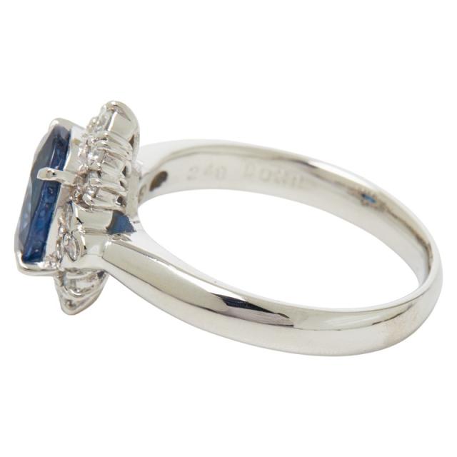Pt900 プラチナ サファイア2.48ct ダイヤ0.38ct リング 指輪 レディース 13.5号 中古_2
