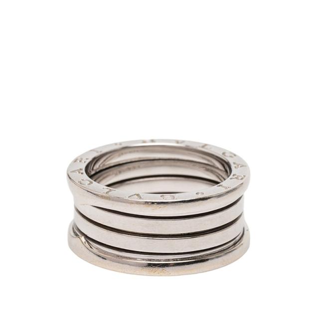 ブルガリ ビーゼロワン 4バンド リング 指輪 #60 K18WG ホワイトゴールド メンズ BVLGARI 【中古】_2