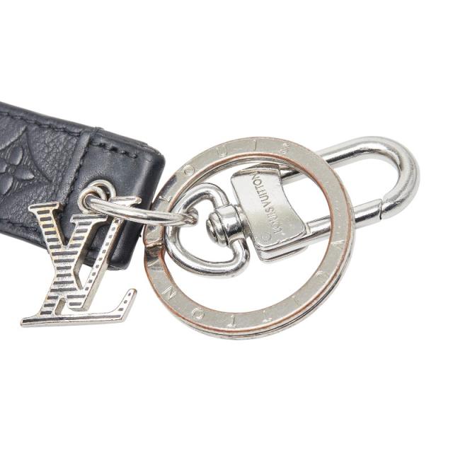 ルイ ヴィトン モノグラム シャドウ ポルト クレ ドラゴンヌ キーホルダー バッグチャーム M01298 ブラック LOUIS VUITTON 【中古】_3