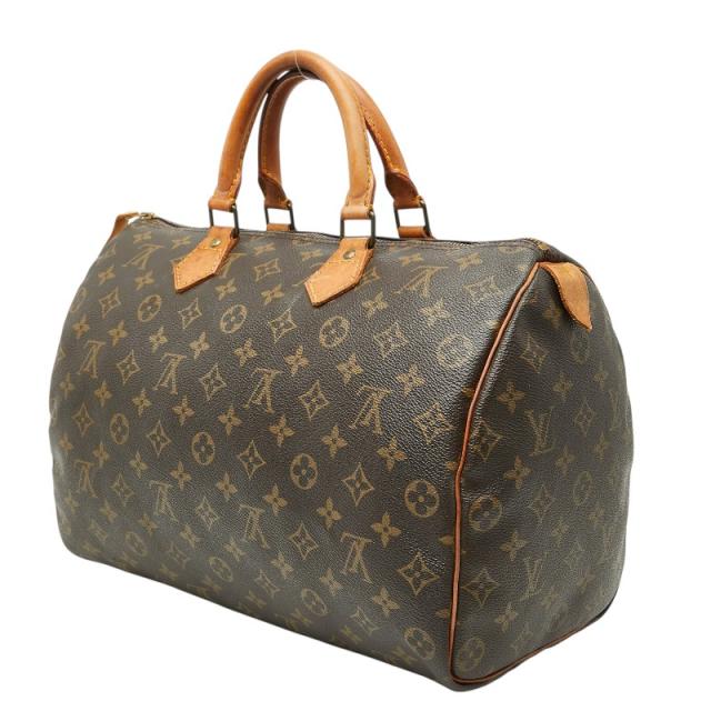 ルイ ヴィトン モノグラム スピーディ35 ハンドバッグ ミニボストンバッグ M41524 ブラウン PVC レザー レディース LOUIS VUITTON 【中古】_1