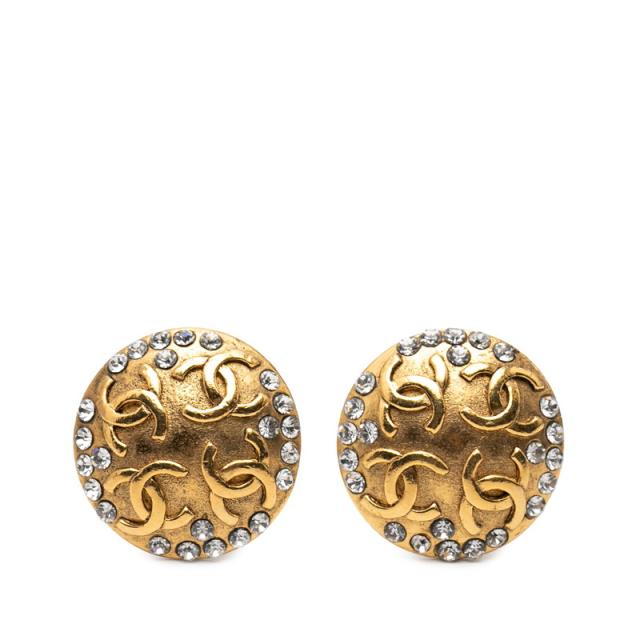 シャネル ココマーク イヤリング ゴールド メッキ ラインストーン レディース CHANEL 【中古】 26,260円