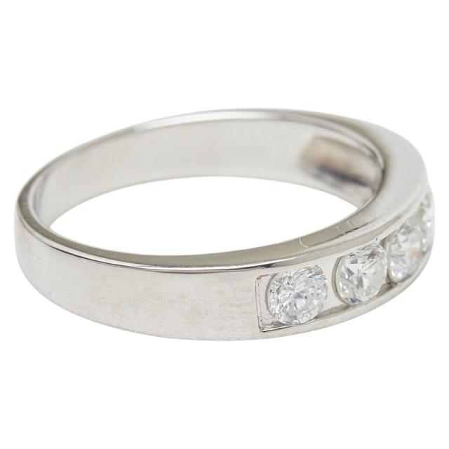 Pt900 プラチナ ダイヤ0.53ct 一文字リング リング 指輪 レディース 7.5号 中古_3