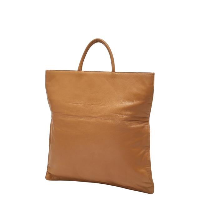 ロエベ アナグラム トートバッグ ハンドバッグ ベージュ レザー レディース LOEWE 【中古】_1