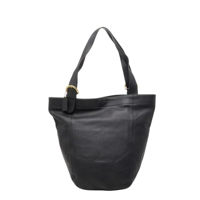 コーチ トートバッグ ショルダーバッグ ブラック レザー レディース COACH 【中古】