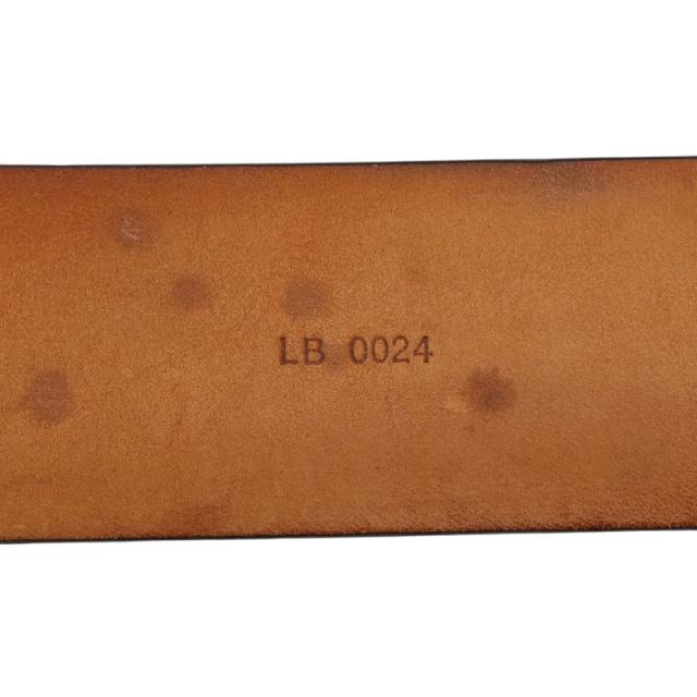 ルイ ヴィトン ダミエ サンチュール キャレ ベルト 85/34 M6802U ブラウン ゴールド PVC レザー メンズ LOUIS VUITTON 【中古】_8