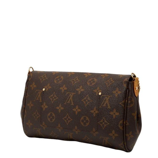 ルイ ヴィトン モノグラム フェイボリットMM ハンドバッグ ショルダーバッグ 2WAY M40718 ブラウン PVC レザー LOUIS VUITTON 【中古】_1