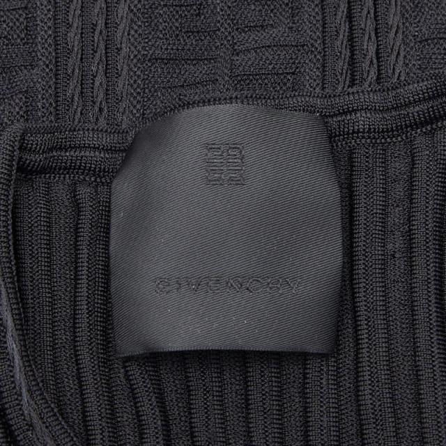 ジバンシー 4G パターン ドレス ミニワンピース ノースリーブ サイズS BW21JJ4ZG3 ブラック レーヨン レディース Givenchy 【中古】_4