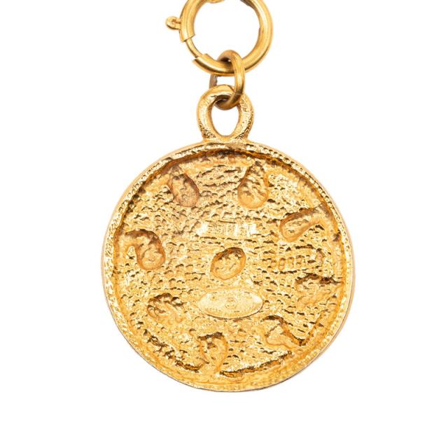 シャネル ヴィンテージ ココマーク ネックレス ゴールド メッキ レディース CHANEL 【中古】_1