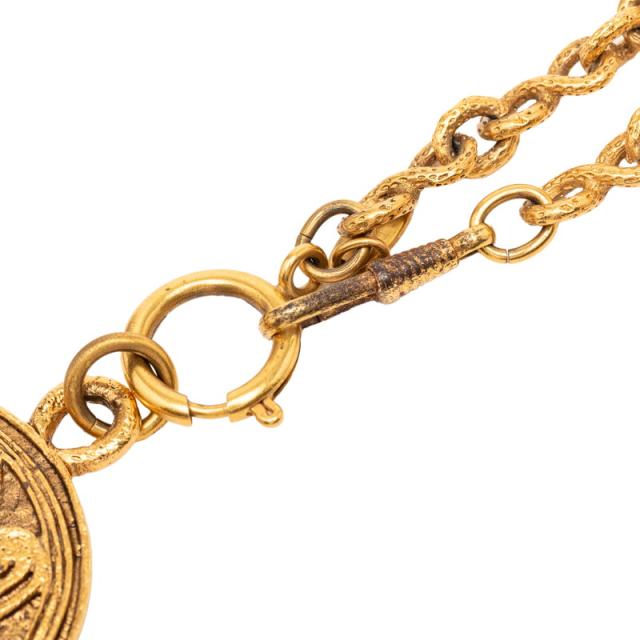 シャネル ヴィンテージ ココマーク ネックレス ゴールド メッキ レディース CHANEL 【中古】_4