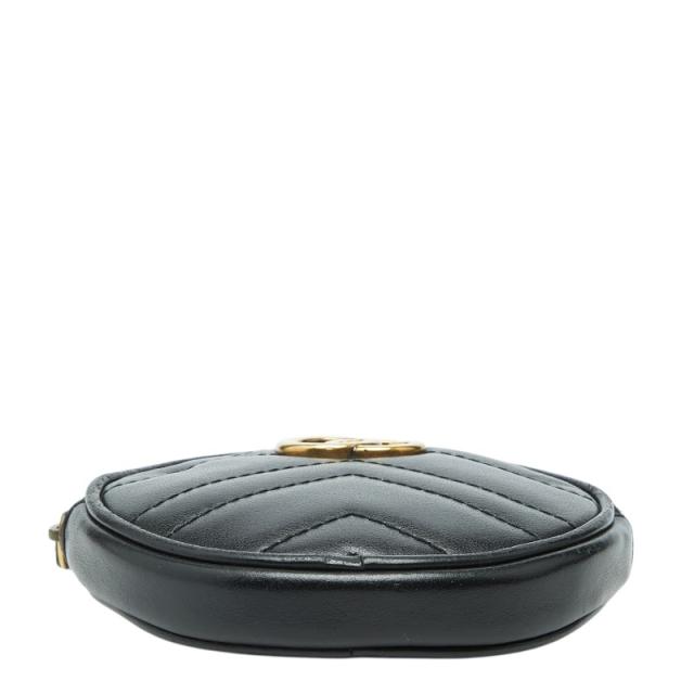 グッチ GGマーモント キルティング ハート コインケース 575160 ブラック レザー レディース GUCCI 【中古】_2
