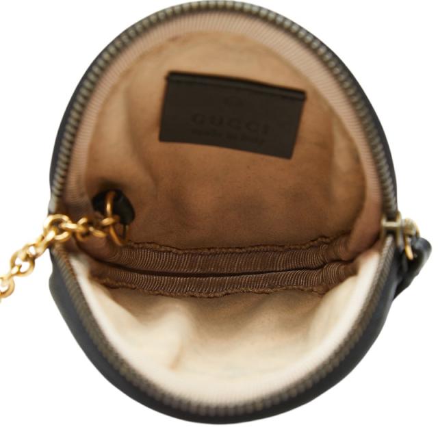 グッチ GGマーモント キルティング ハート コインケース 575160 ブラック レザー レディース GUCCI 【中古】_5