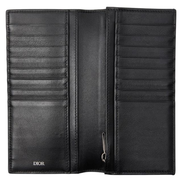 ディオール CDダイヤモンド バーティカル ロングウォレット 長財布