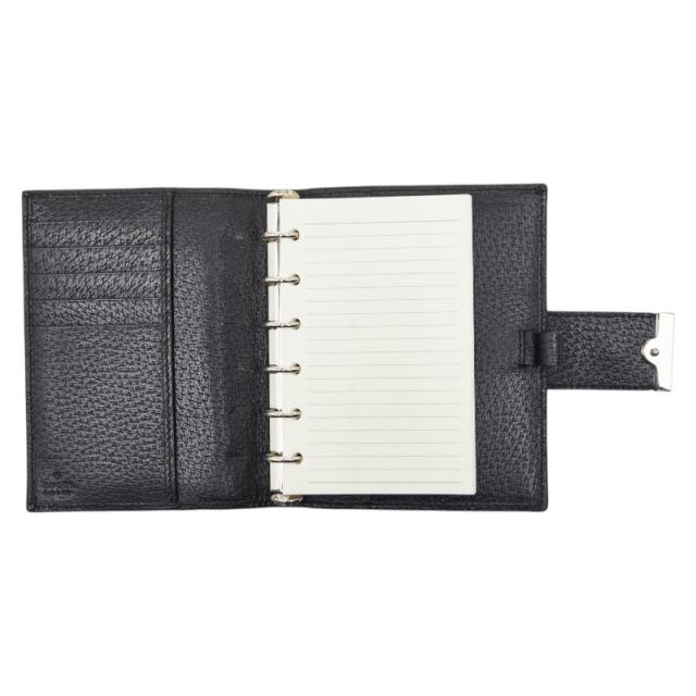 グッチ GGキャンバス - 手帳 手帳カバー 115240 ブラック キャンバス レザー レディース GUCCI 【中古】_5