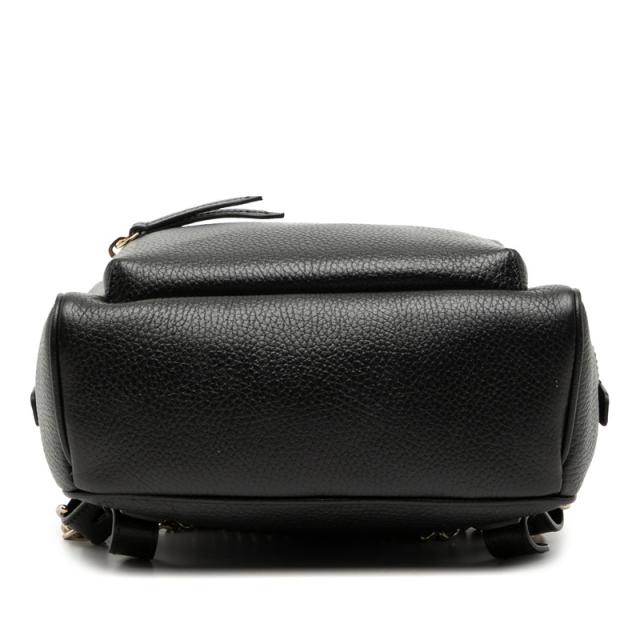 グッチ インターロッキングG ソーホー チェーン リュック バックパック 536192 ブラック レザー レディース GUCCI 【中古】_2