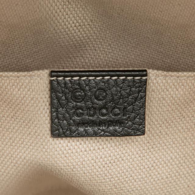 グッチ インターロッキングG ソーホー チェーン リュック バックパック 536192 ブラック レザー レディース GUCCI 【中古】_4