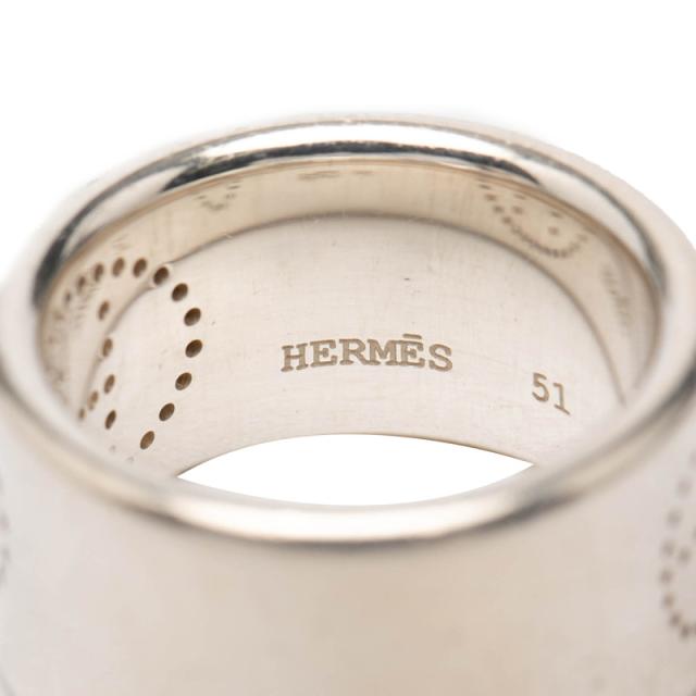 エルメス エクリプス リュバン リング 指輪 #51 SV925 シルバー レディース HERMES 【中古】_3