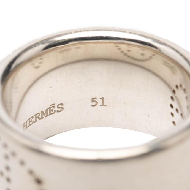 エルメス エクリプス リュバン リング 指輪 #51 SV925 シルバー レディース HERMES 【中古】_5
