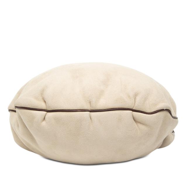 ロエベ ショルダーバッグ ワンショルダー ベージュ ブラウン ムートン レザー ファー レディース LOEWE 【中古】
