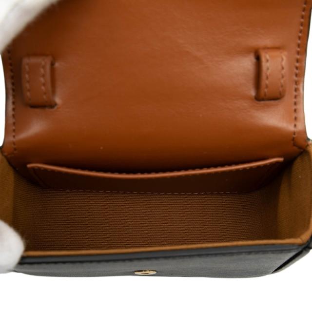 セリーヌ トリオンフ ミニクロード 斜め掛け ショルダーバッグ ブラウン タン PVC レザー レディース CELINE 【中古】_3