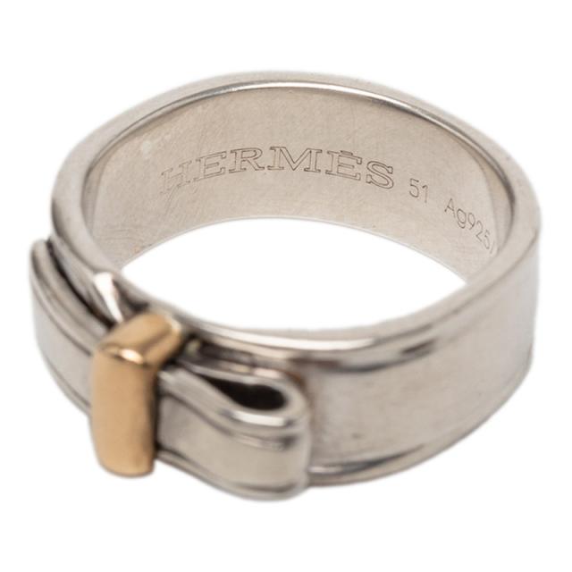 エルメス アルテミス リング 指輪 #51 SV925 シルバー Au750 レディース HERMES 【中古】_3