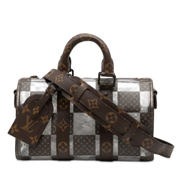 ルイ ヴィトン モノグラム チェス キーポル バンドリエール25 ショルダーバッグ 2WAY M20872 ブラウン LOUIS VUITTON 【中古】