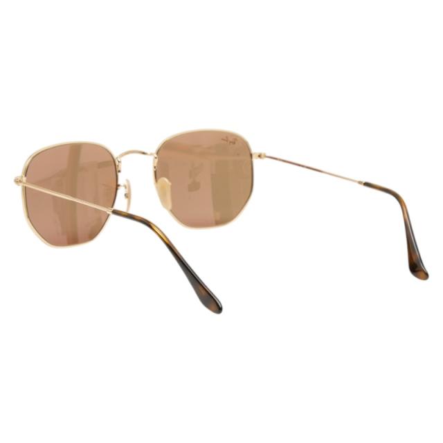 レイバン ヘキサゴナル 坦々たる水晶体 黒眼鏡 RB2548-N ゴールド 金属元素 レディース Ray-Ban 【中古】