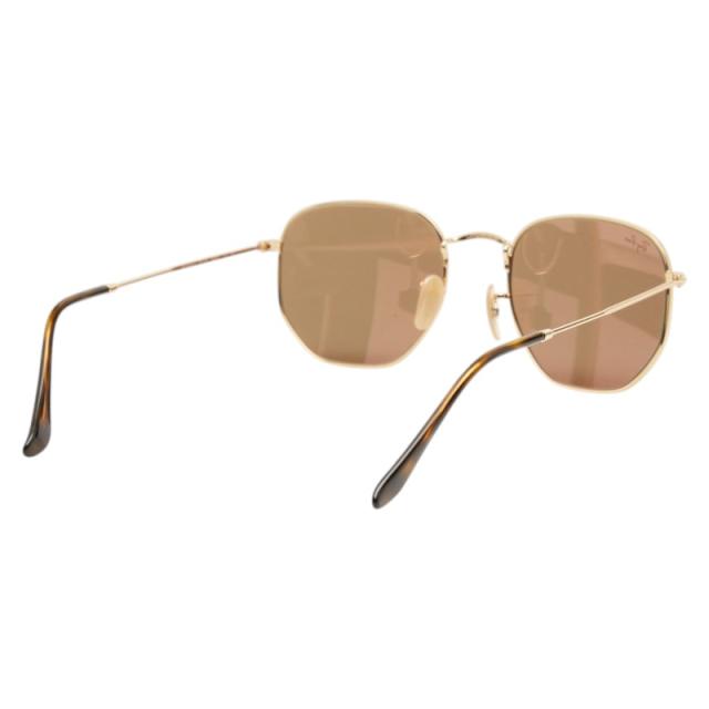 レイバン ヘキサゴナル 坦々たる水晶体 黒眼鏡 RB2548-N ゴールド 金属元素 レディース Ray-Ban 【中古】