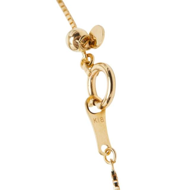 K18YG イエローゴールド ダイヤ0.05ct ルビー0.008ct ドラゴンモチーフ ペンダント ネックレス レディース 中古_4