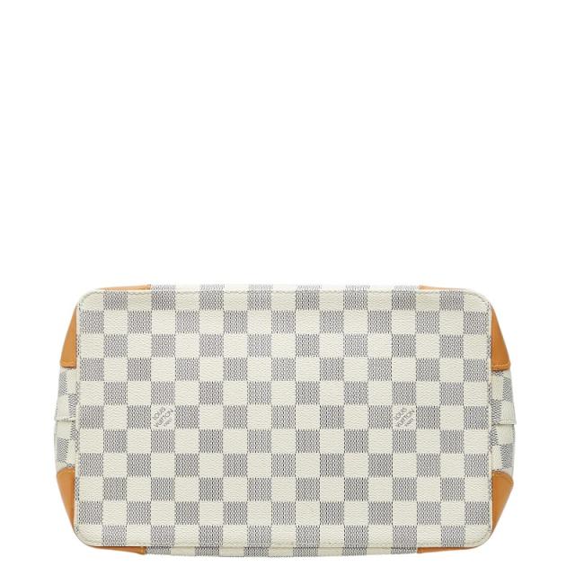 ルイ ヴィトン ダミエ アズール ハムステッドPM ハンドバッグ トートバッグ N51207 ホワイト PVC レザー LOUIS VUITTON 【中古】_2