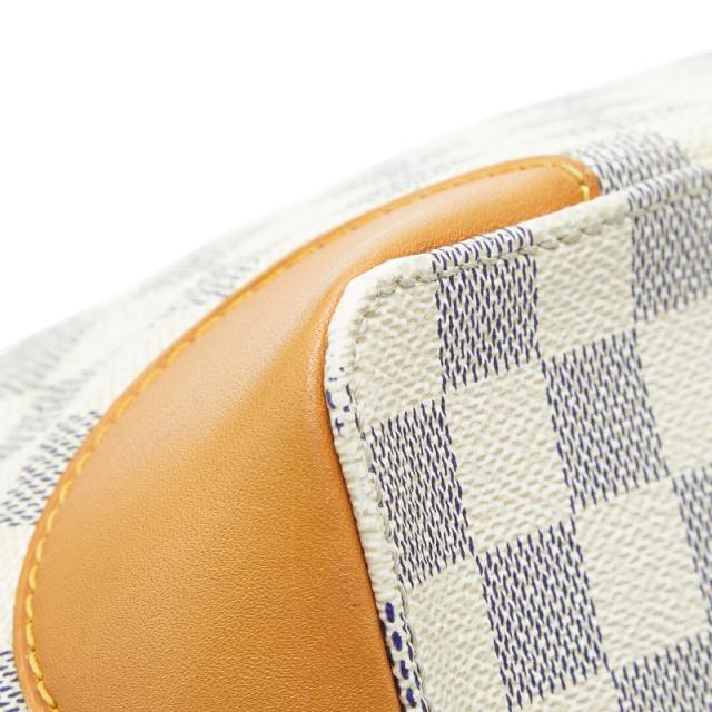 ルイ ヴィトン ダミエ アズール ハムステッドPM ハンドバッグ トートバッグ N51207 ホワイト PVC レザー LOUIS VUITTON 【中古】_4