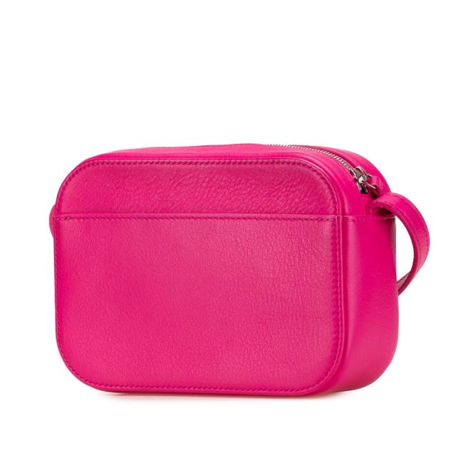 バレンシアガ エブリディ 斜め掛け ショルダーバッグ カメラバッグ ピンク レザー レディース BALENCIAGA 【中古】_1