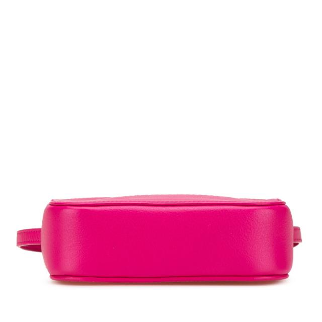 バレンシアガ エブリディ 斜め掛け ショルダーバッグ カメラバッグ ピンク レザー レディース BALENCIAGA 【中古】_2