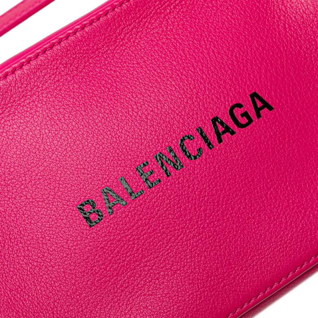 バレンシアガ エブリディ 斜め掛け ショルダーバッグ カメラバッグ ピンク レザー レディース BALENCIAGA 【中古】_3