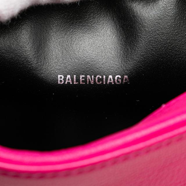 バレンシアガ エブリディ 斜め掛け ショルダーバッグ カメラバッグ ピンク レザー レディース BALENCIAGA 【中古】_7