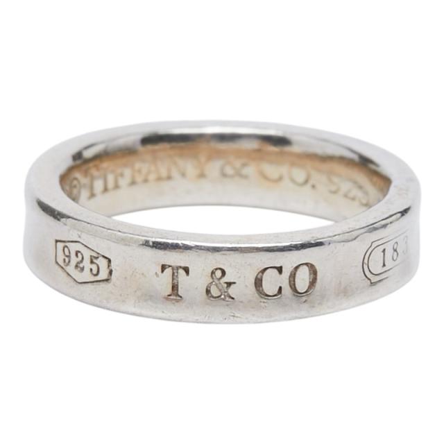 ティファニー 1837 ナロー リング 指輪 SV925 シルバー レディース TIFFANY&amp;Co. 【中古】