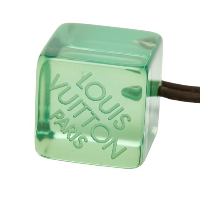 ルイ ヴィトン ヘアゴム キューブ ヘアアクセサリー グリーン プラスチック レディース LOUIS VUITTON 【中古】_2