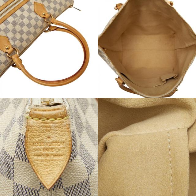 ルイ ヴィトン ダミエ アズール サレヤGM トートバッグ N51184 ホワイト PVC レザー レディース LOUIS VUITTON 【中古】_9