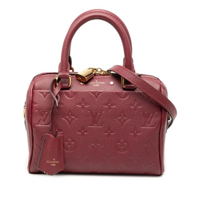 ルイ ヴィトン モノグラム アンプラント スピーディ バンドリエール20 ショルダーバッグ M43500 ワインレッド レLOUIS VUITTON 【中古】
