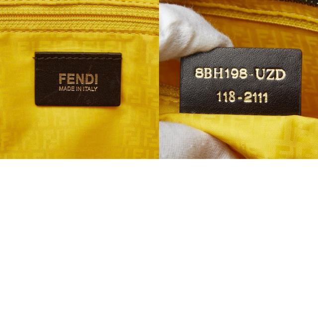 フェンディ ズッカ トートバッグ 8BH198 ブラウン PVC レザー レディース FENDI 【中古】_9