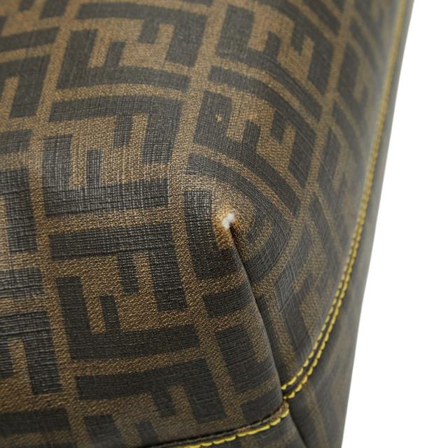 フェンディ ズッカ トートバッグ 8BH198 ブラウン PVC レザー レディース FENDI 【中古】_5