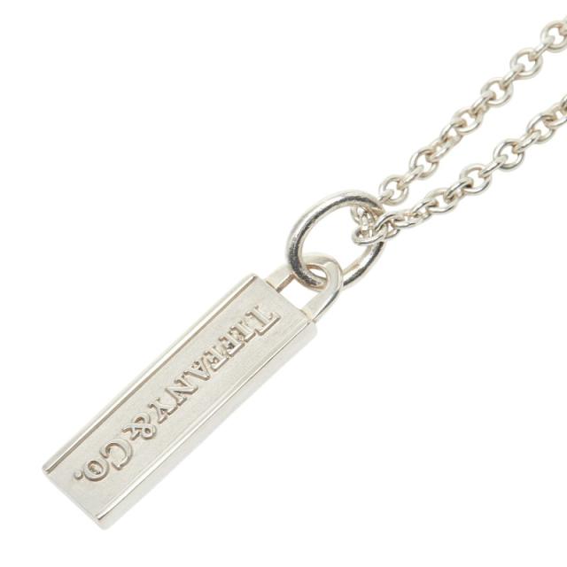 ティファニー ロゴ バー ネックレス SV925 シルバー レディース TIFFANY&Co. 【中古】