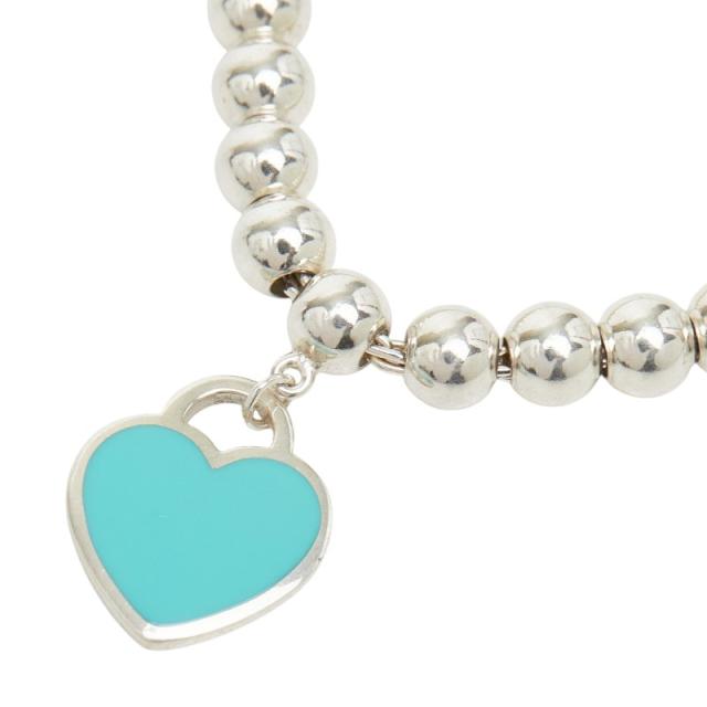 ティファニー リターン トゥ ティファニー ミニハートタグ ブレスレット ボールチェーン シルバー SV925 シルバー TIFFANY&Co. 【中古】_3
