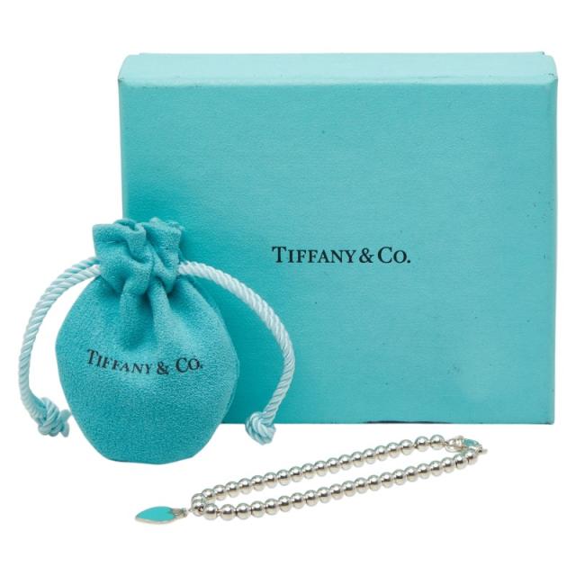 ティファニー リターン トゥ ティファニー ミニハートタグ ブレスレット ボールチェーン シルバー SV925 シルバー TIFFANY&Co. 【中古】_5