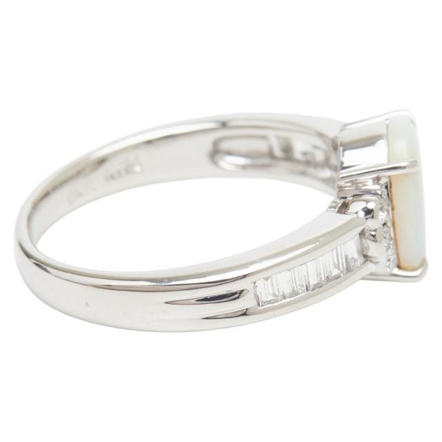 Pt900 プラチナ オパール0.79ct ダイヤ0.33ct リング 指輪 レディース 11.5号 中古_3