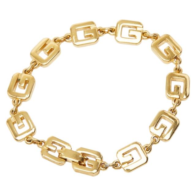 ジバンシー Gロゴ ブレスレット ゴールド メッキ レディース Givenchy 【中古】_1