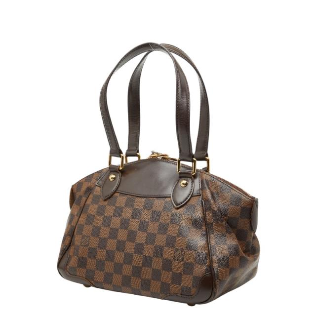 ルイ ヴィトン ダミエ ヴェローナPM ハンドバッグ N41117 ブラウン PVC レザー レディース LOUIS VUITTON 【中古】_1