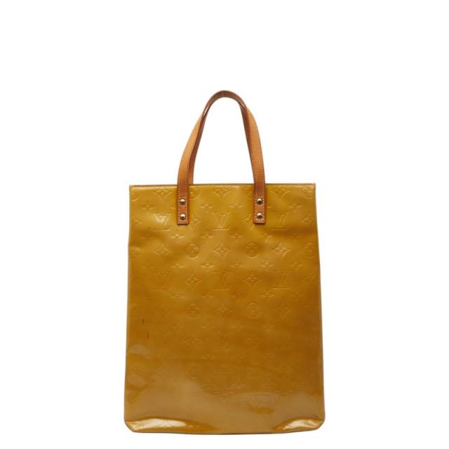 ルイ ヴィトン モノグラム ヴェルニ リードMM ハンドバッグ M91141 ベージュ パテントレザー レディース LOUIS VUITTON 【中古】